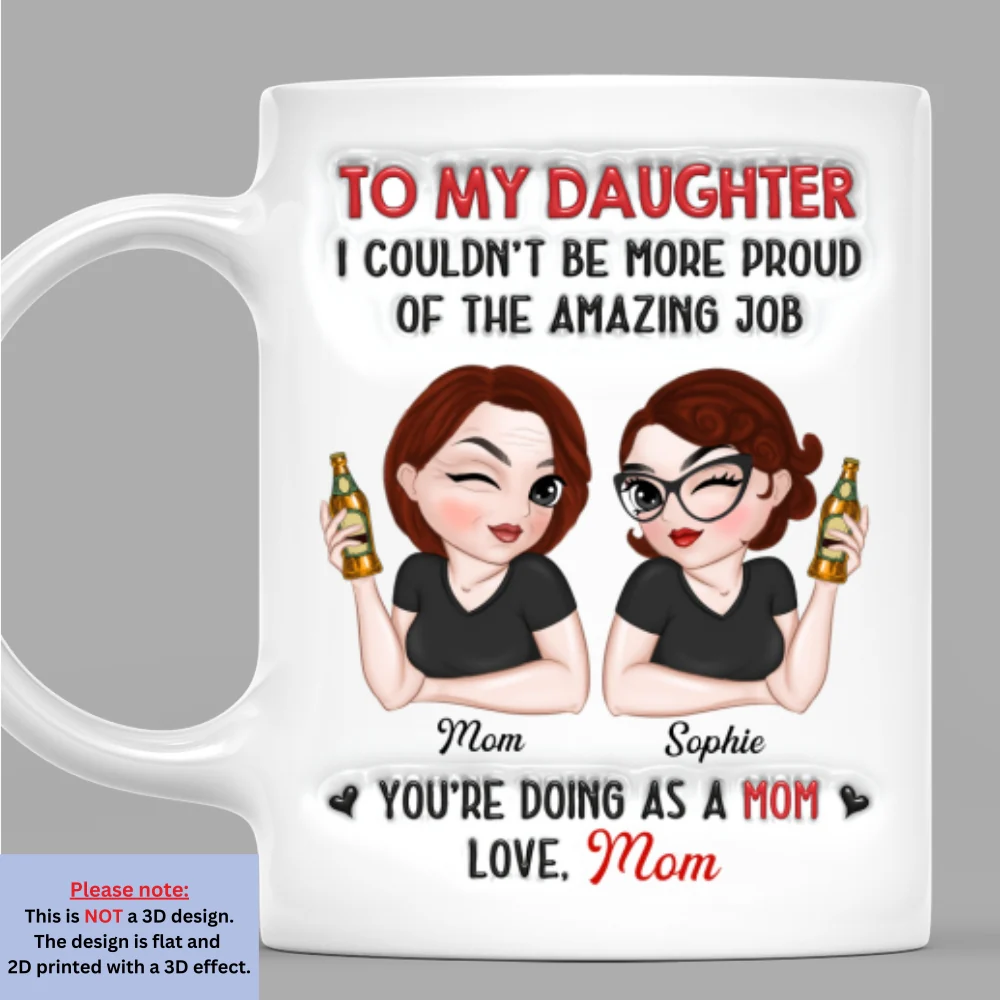 You Are An Amazing Mom - Personalized Custom 3D Inflated Effect Mug - Image 7