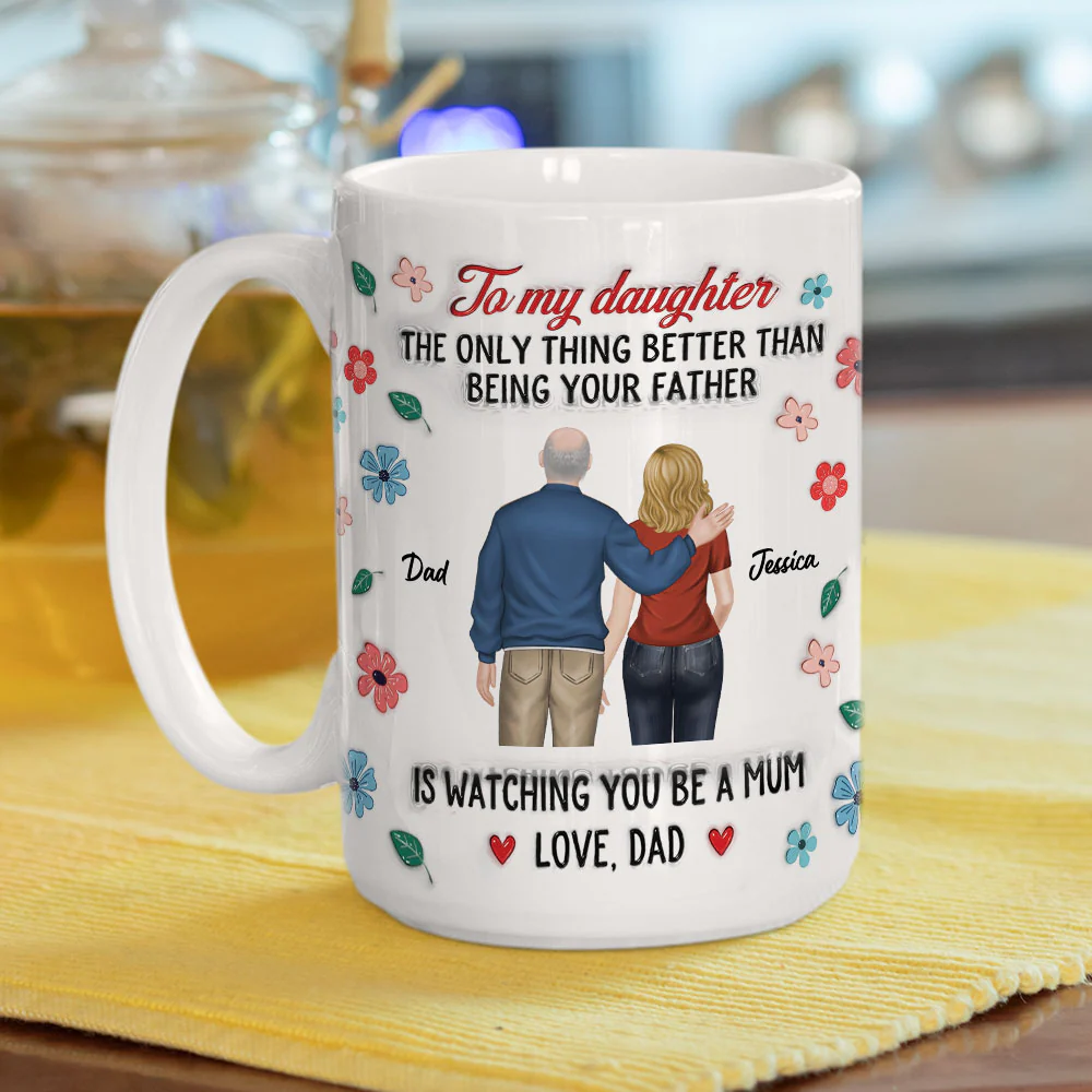 You Are An Amazing Mum - Personalized Custom 3D Inflated Effect Mug - Image 4