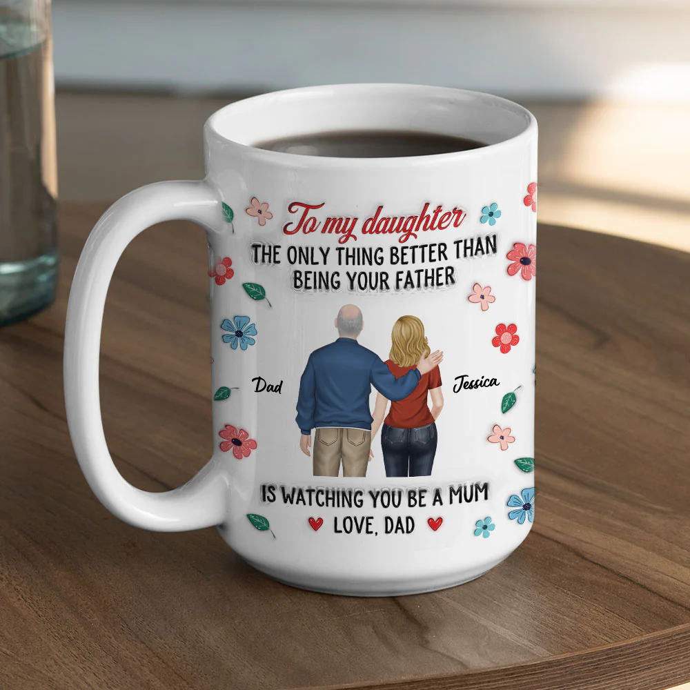 You Are An Amazing Mum - Personalized Custom 3D Inflated Effect Mug - Image 5