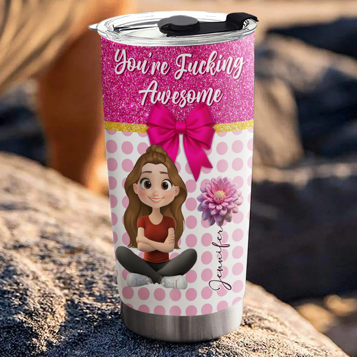 You Are Awesome My Friend - Personalized Custom Tumbler - Image 3