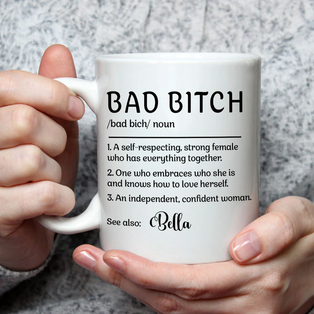 You Are Bad Bitch Bestie - Personalized Custom Coffee Mug - Image 3