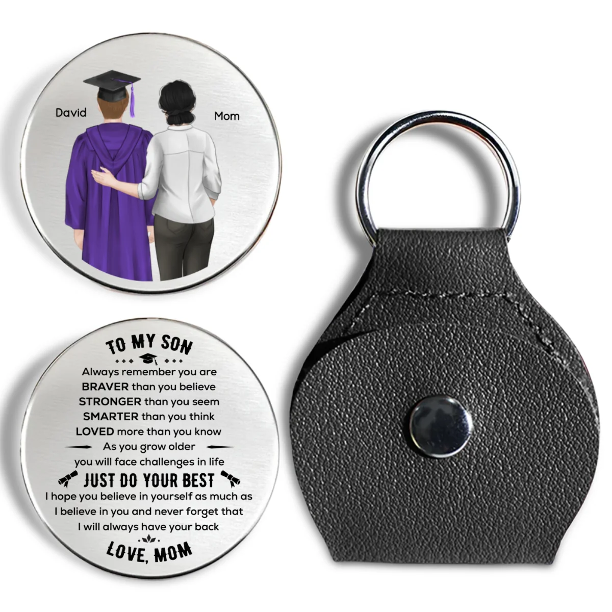 You Are Braver Strong Smarter - Personalized Custom Pocket Hug - Image 7