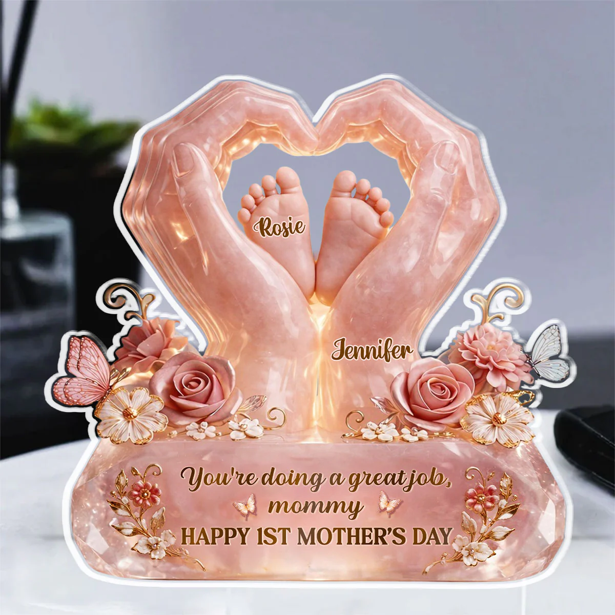 You Are Doing Great Job - Personalized Custom Acrylic Plaque - Image 2