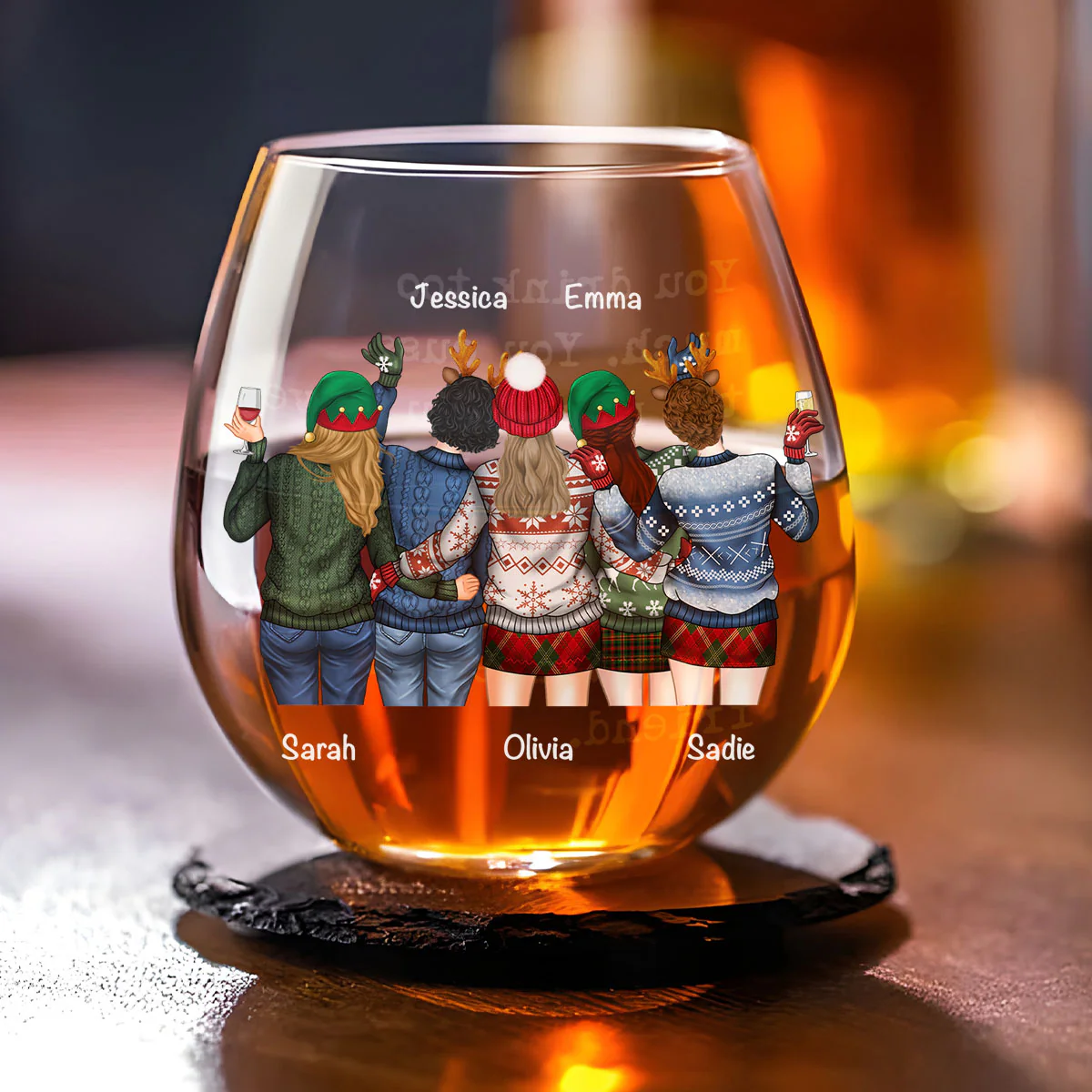 You Are Everything I Ever Wanted In A Friend - Personalized Custom Wine Glass - Image 3