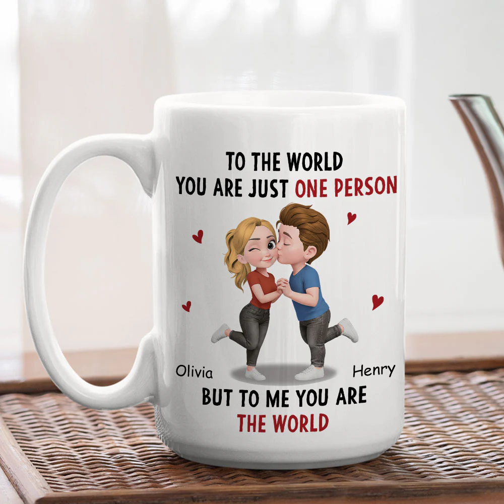 You Are Everything To Me - Personalized Custom Coffee Mug - Image 5