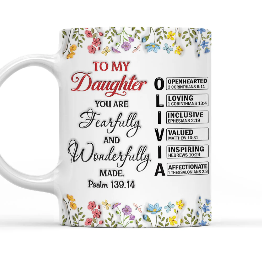 You Are Fearfully - Personalized Custom 3D Inflated Effect Mug