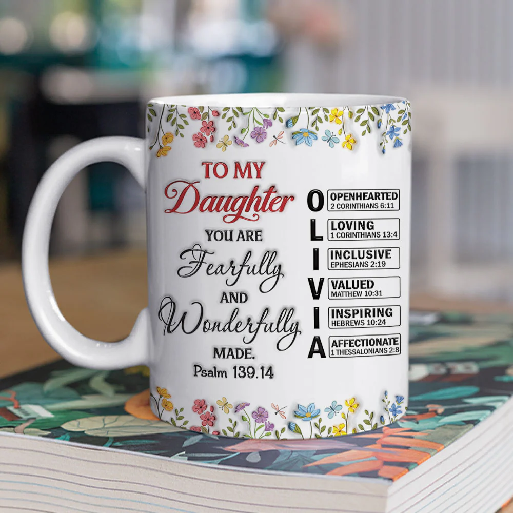 You Are Fearfully - Personalized Custom 3D Inflated Effect Mug - Image 2