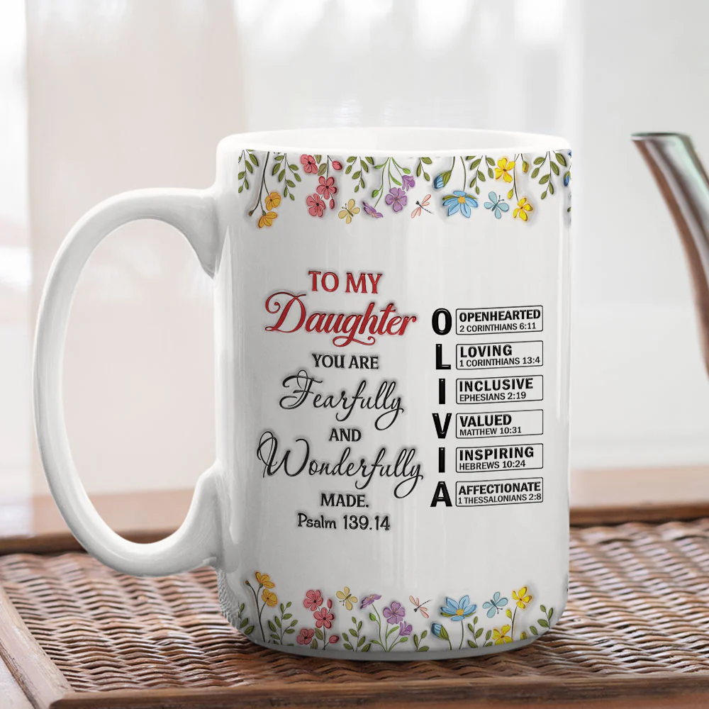 You Are Fearfully - Personalized Custom 3D Inflated Effect Mug - Image 4