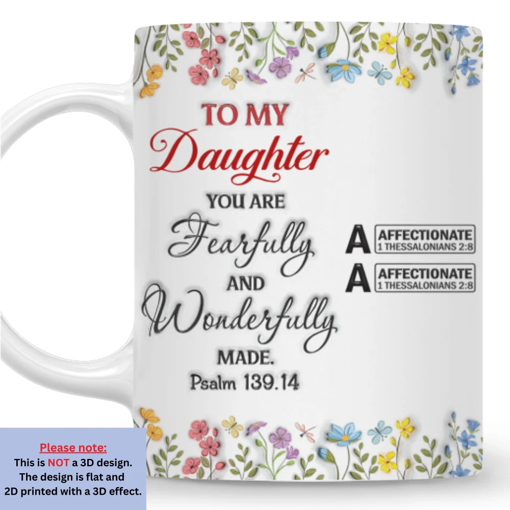 You Are Fearfully - Personalized Custom 3D Inflated Effect Mug - Image 7