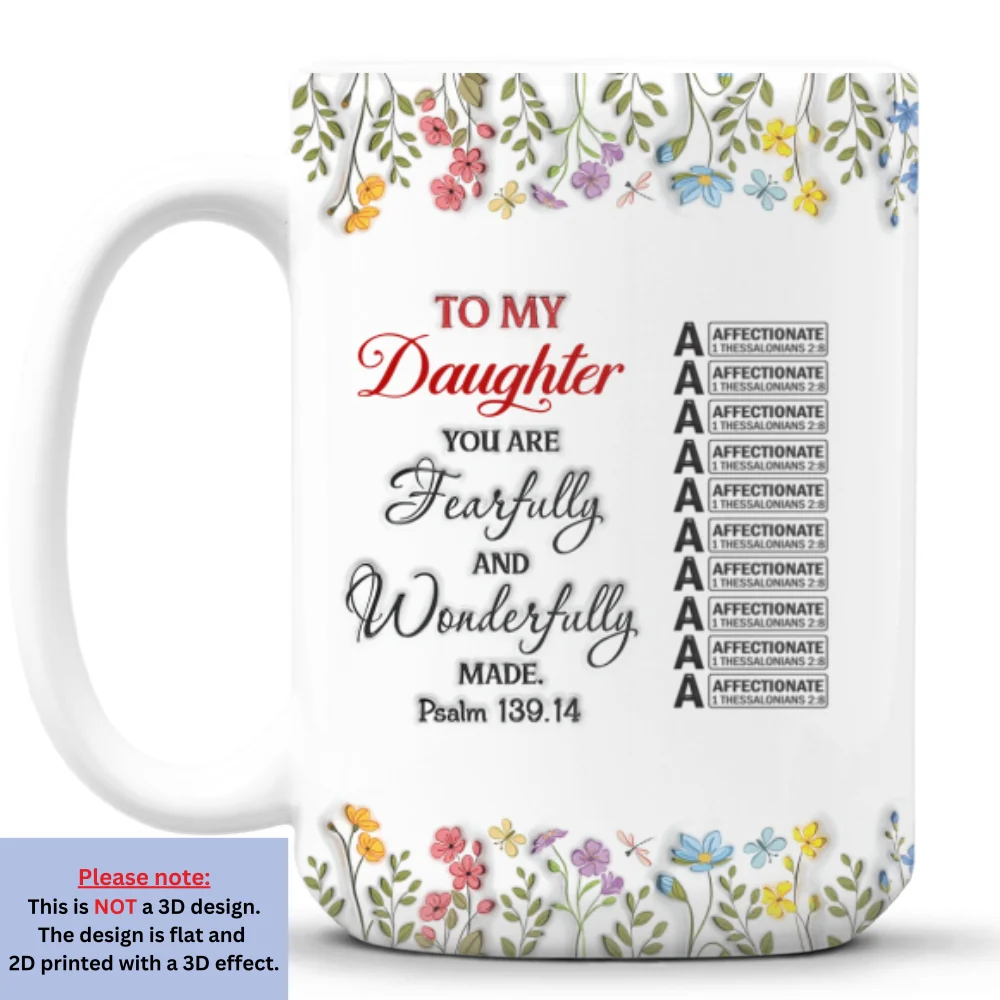 You Are Fearfully - Personalized Custom 3D Inflated Effect Mug - Image 8
