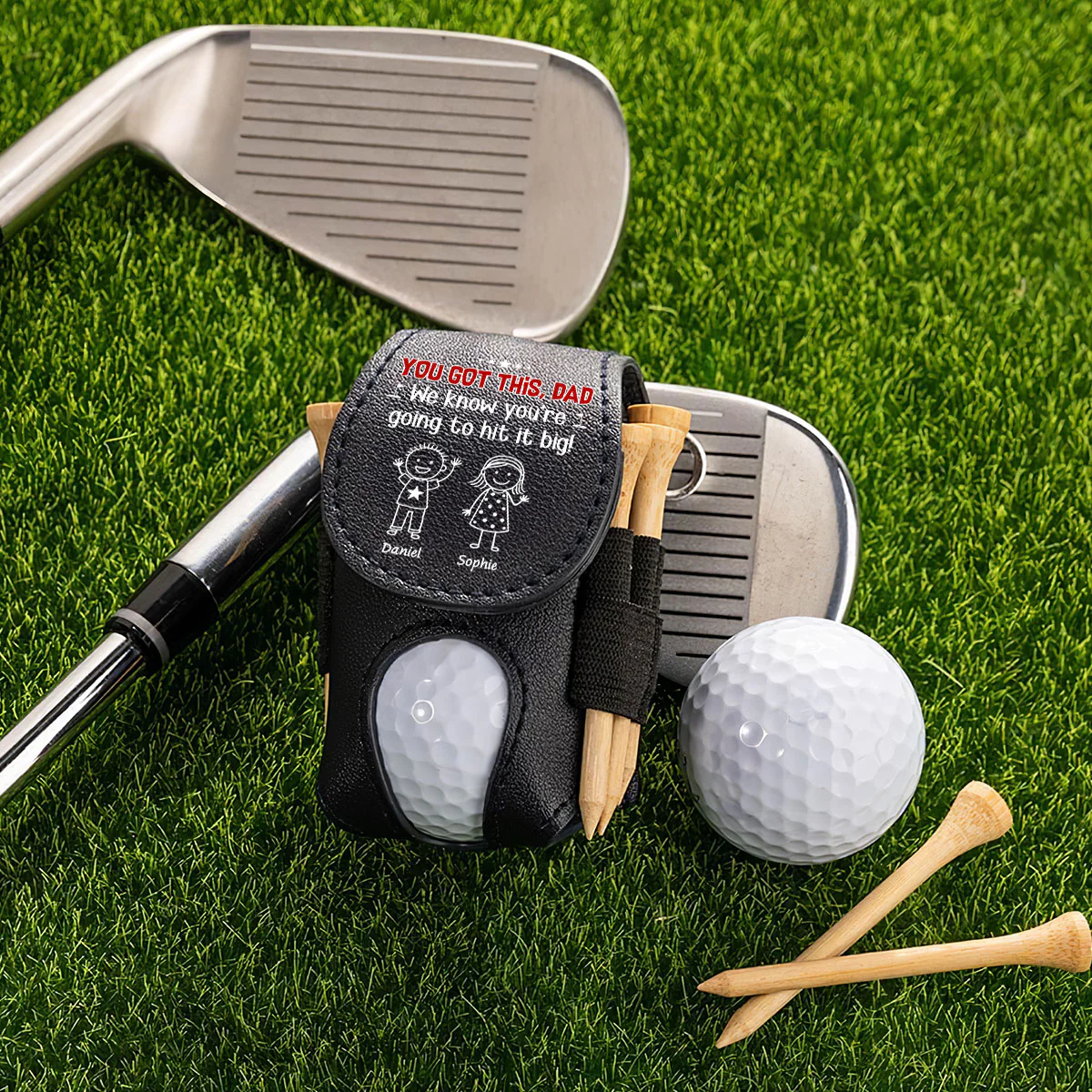 You Are Going To Hit It Big - Personalized Custom Golf Ball Bag - Image 3