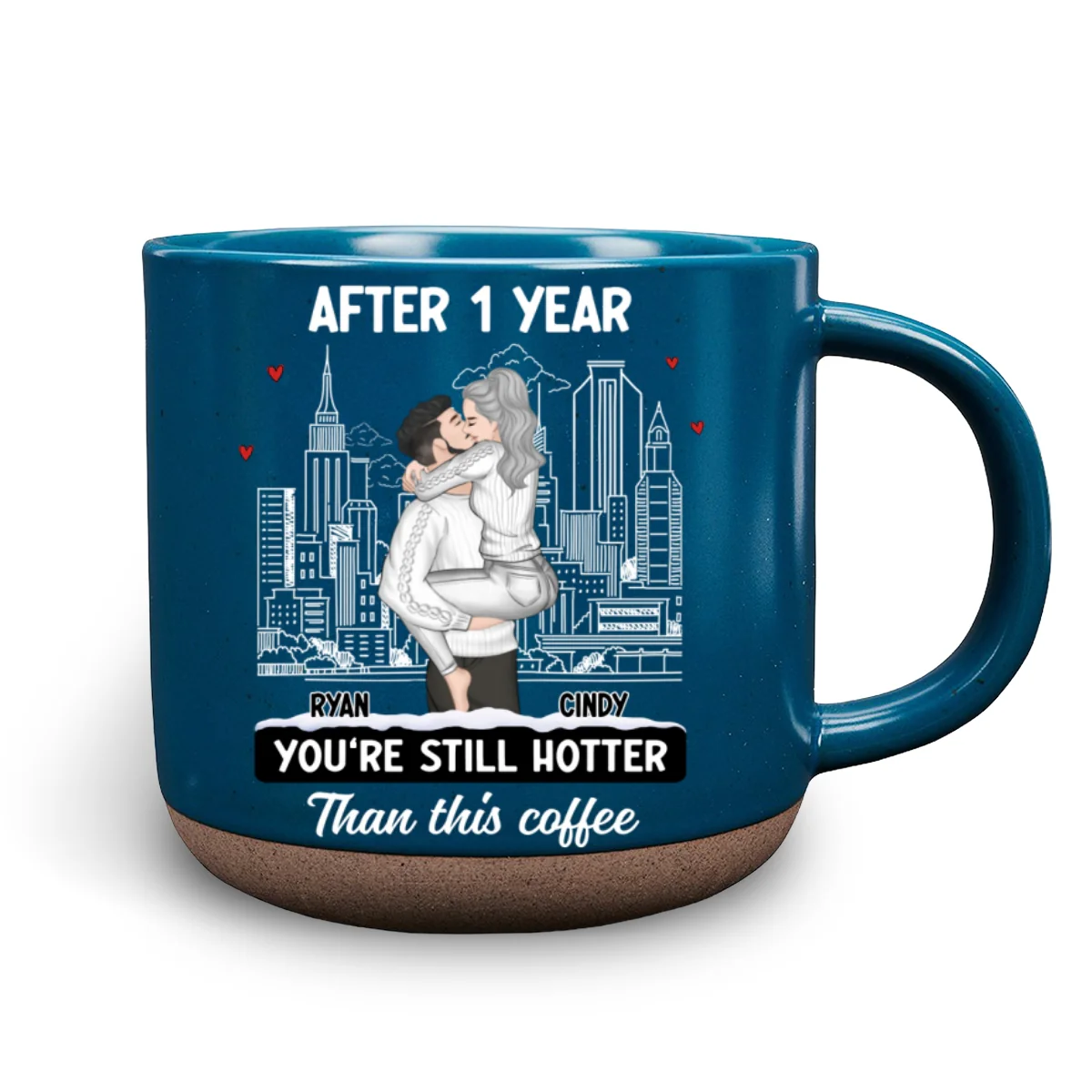 You Are Hotter Than Coffee - Personalized Custom Pottery Mug - Image 8