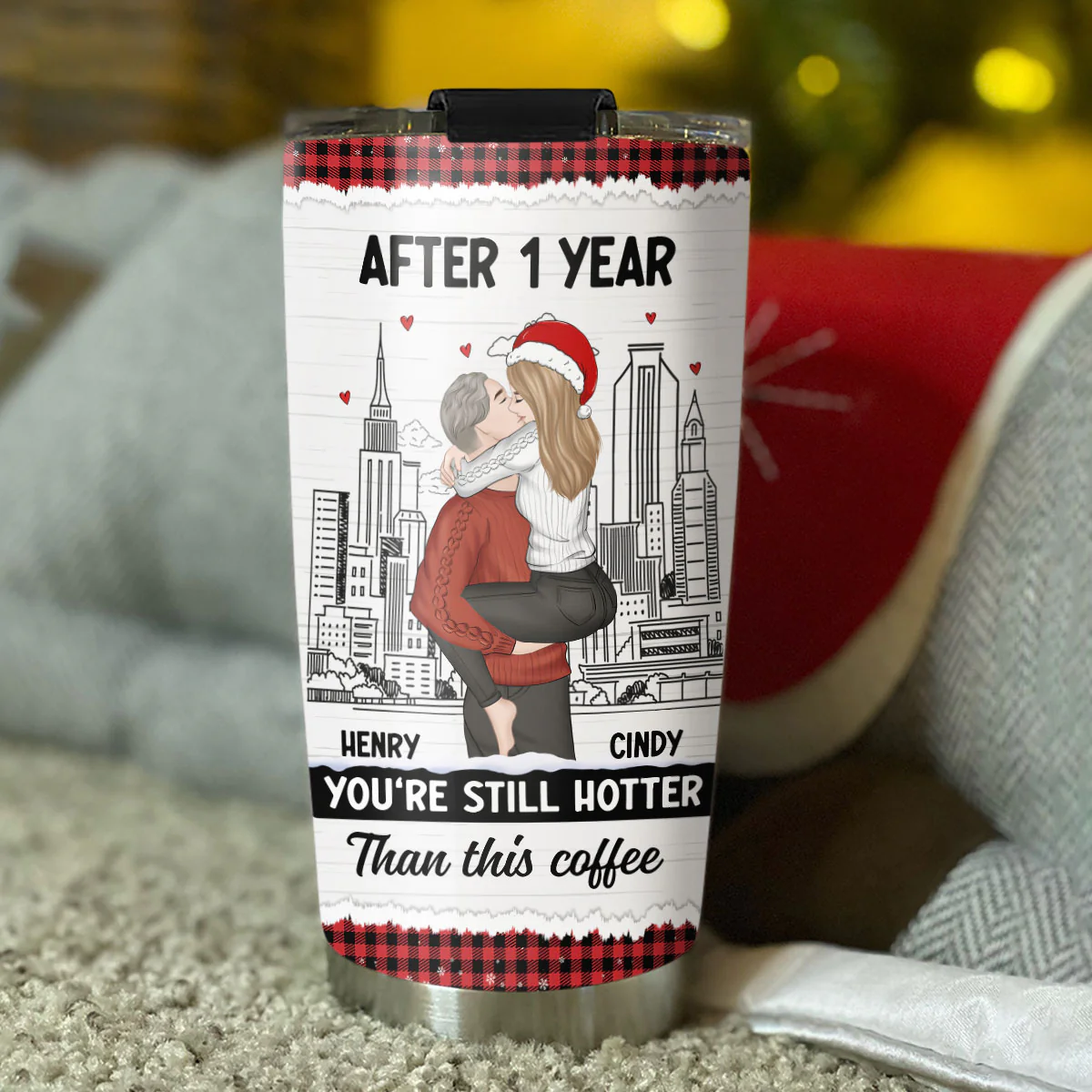 You Are Hotter Than Coffee - Personalized Custom Tumbler - Image 4