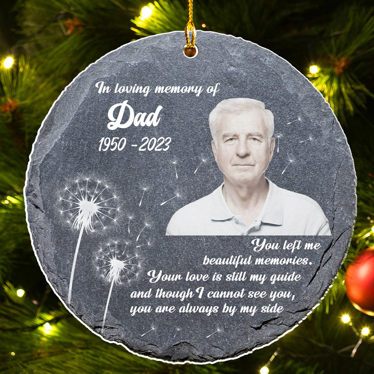 You Are Loved Beyond Words - Personalized Custom Acrylic Ornament - Image 2