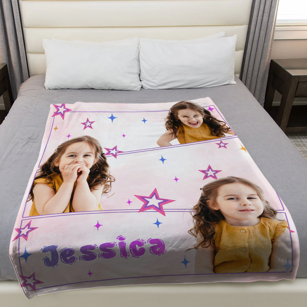 You Are Loved My Girl - Personalized Custom Fleece Blanket - Image 5