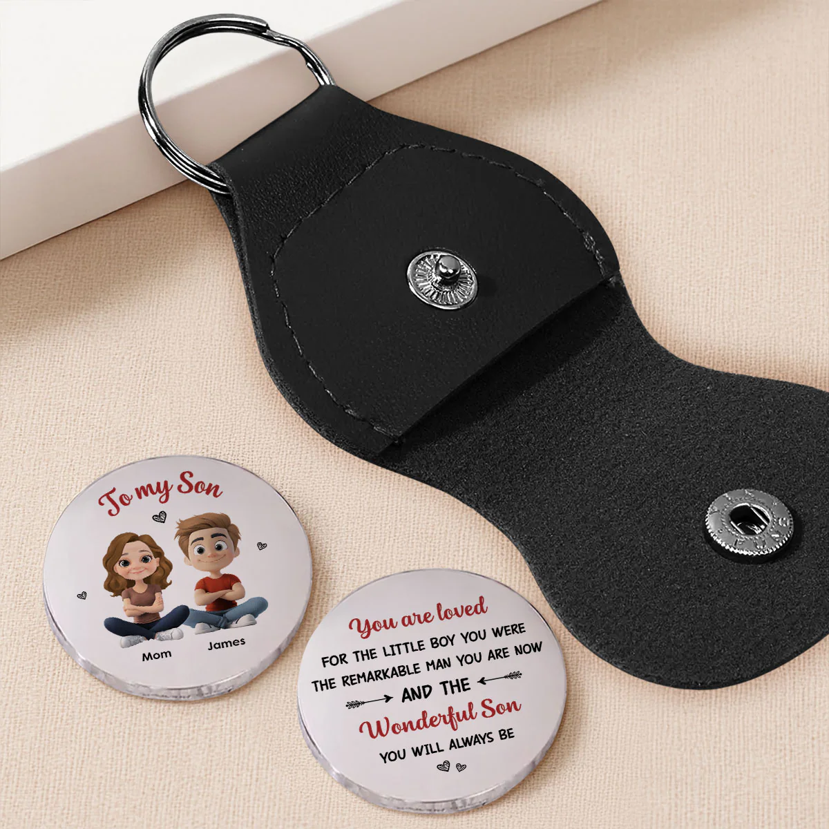 You Are Loved - Personalized Custom Pocket Hug - Image 2