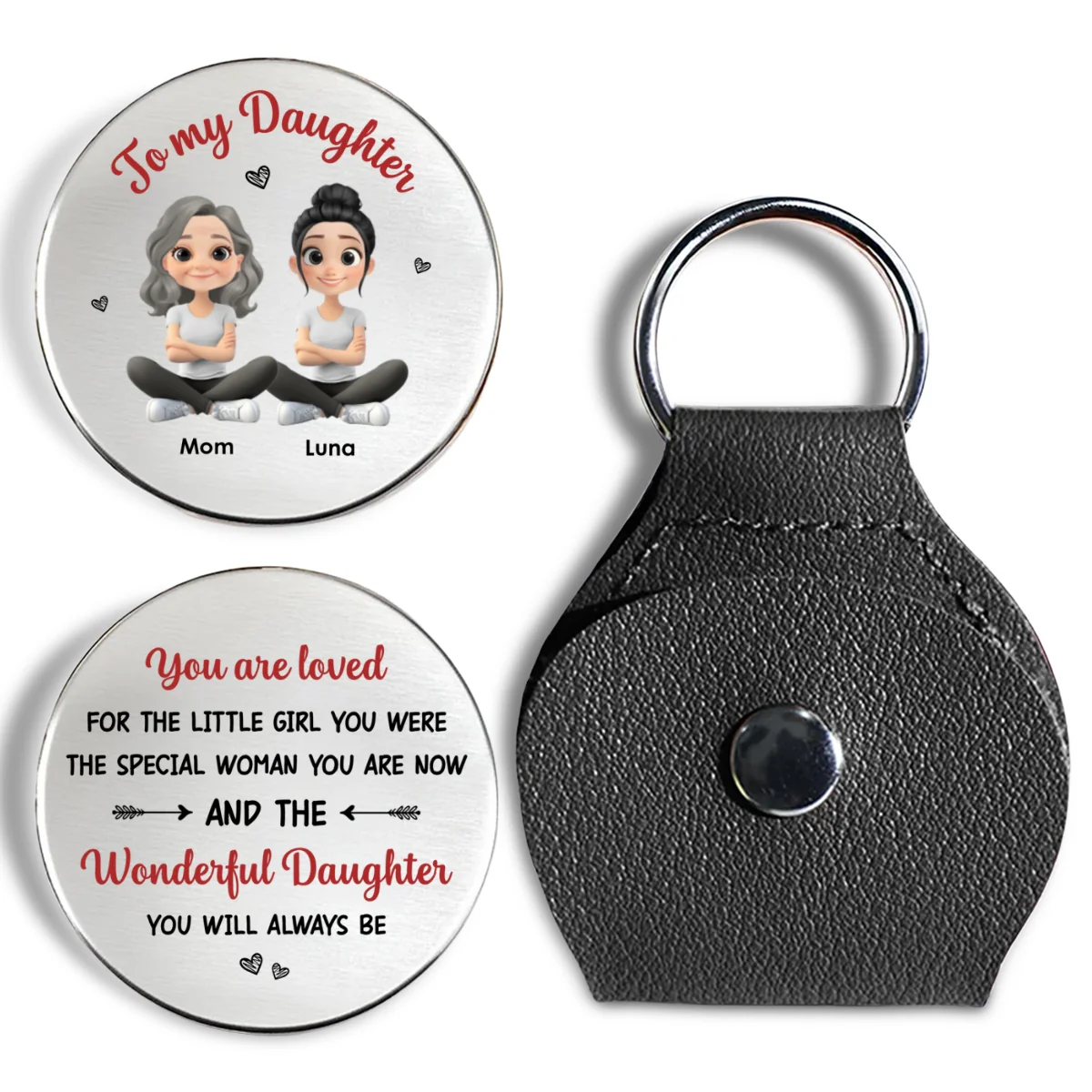 You Are Loved - Personalized Custom Pocket Hug - Image 7