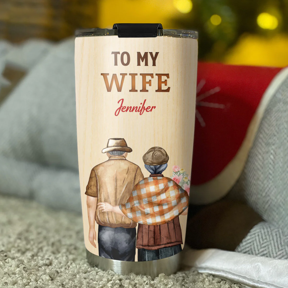 You Are Loved - Personalized Custom Tumbler - Image 2