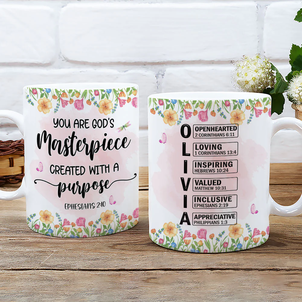 You Are Masterpiece - Personalized Custom Coffee Mug - Image 3
