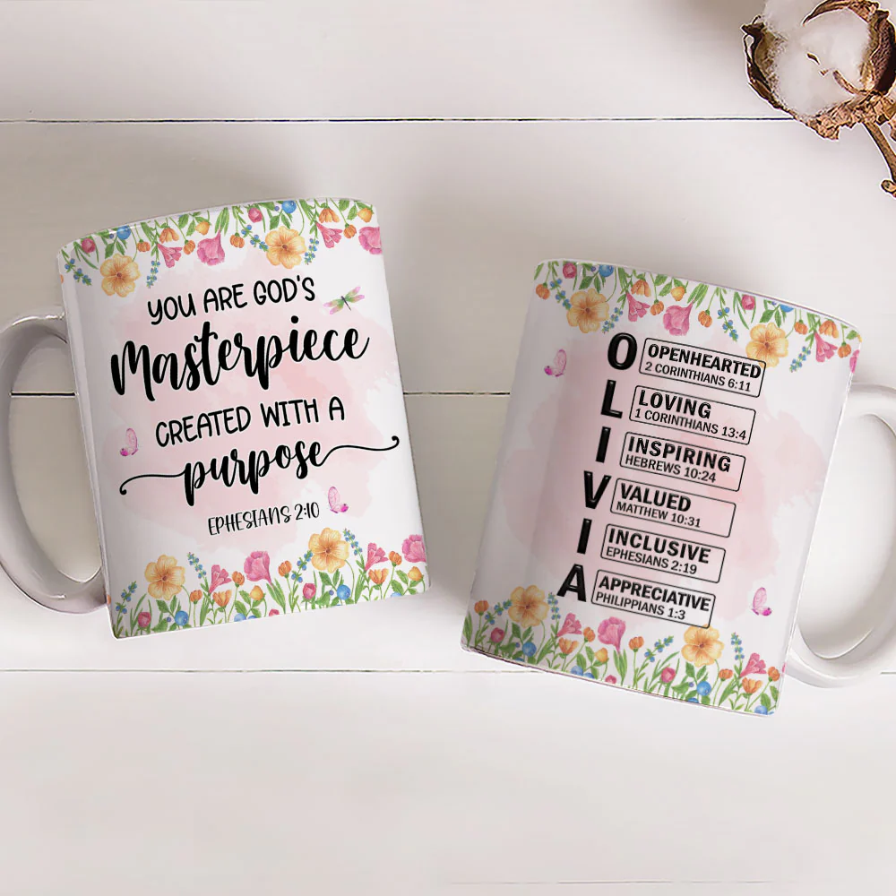You Are Masterpiece - Personalized Custom Coffee Mug - Image 4