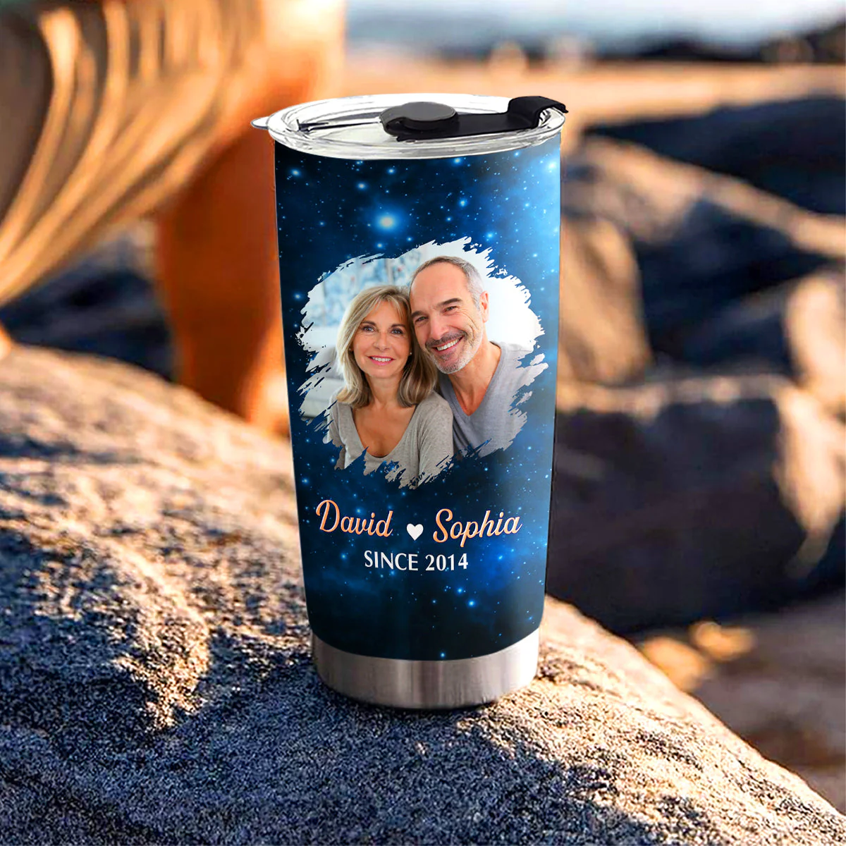 You Are Mine - Personalized Custom Tumbler - Image 2