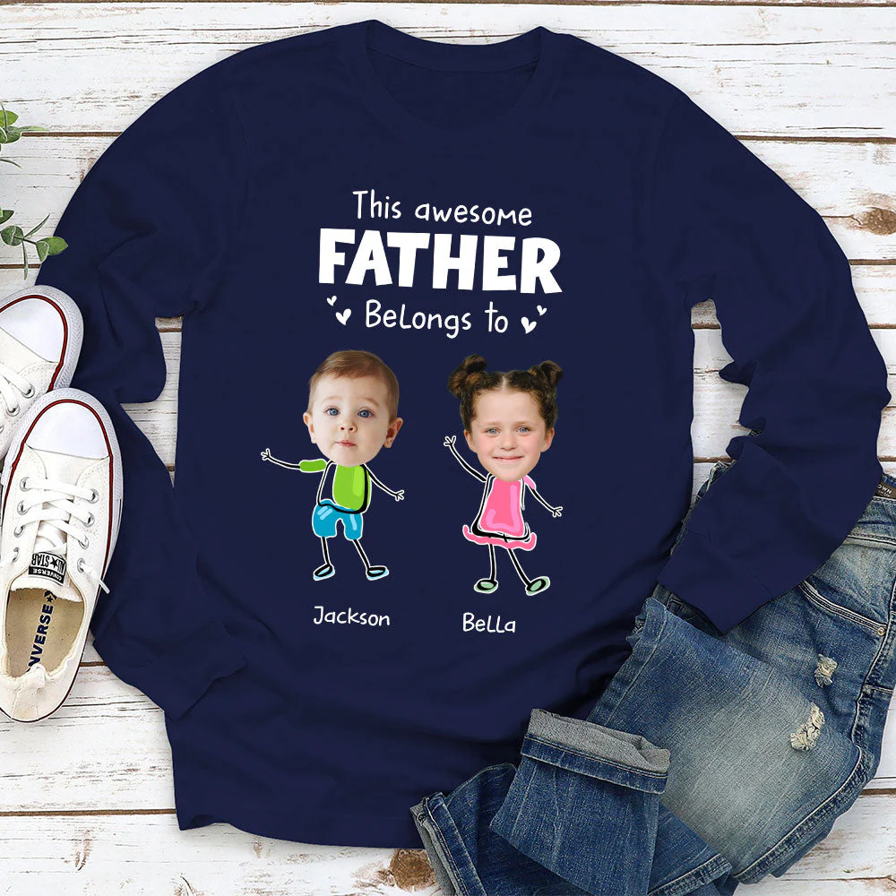 You Are My Awesome Dad - Personalized Custom Shirt - Image 2