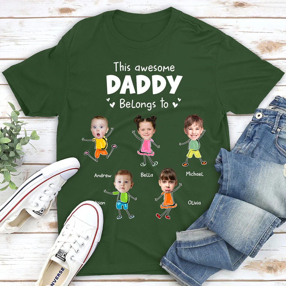 You Are My Awesome Dad - Personalized Custom Shirt - Image 5
