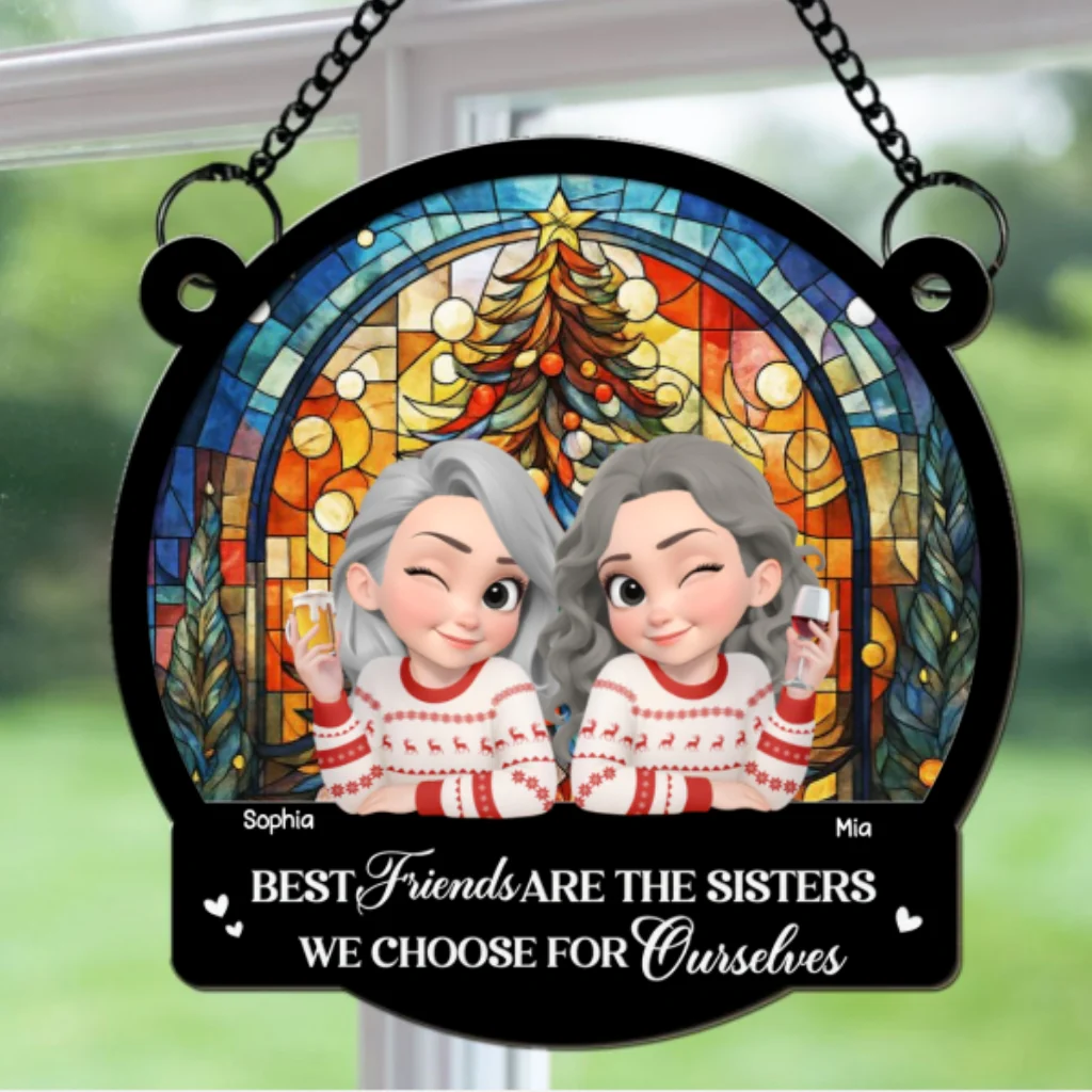 You Are My Christmas Miracle - Personalized Custom Suncatcher - Image 6