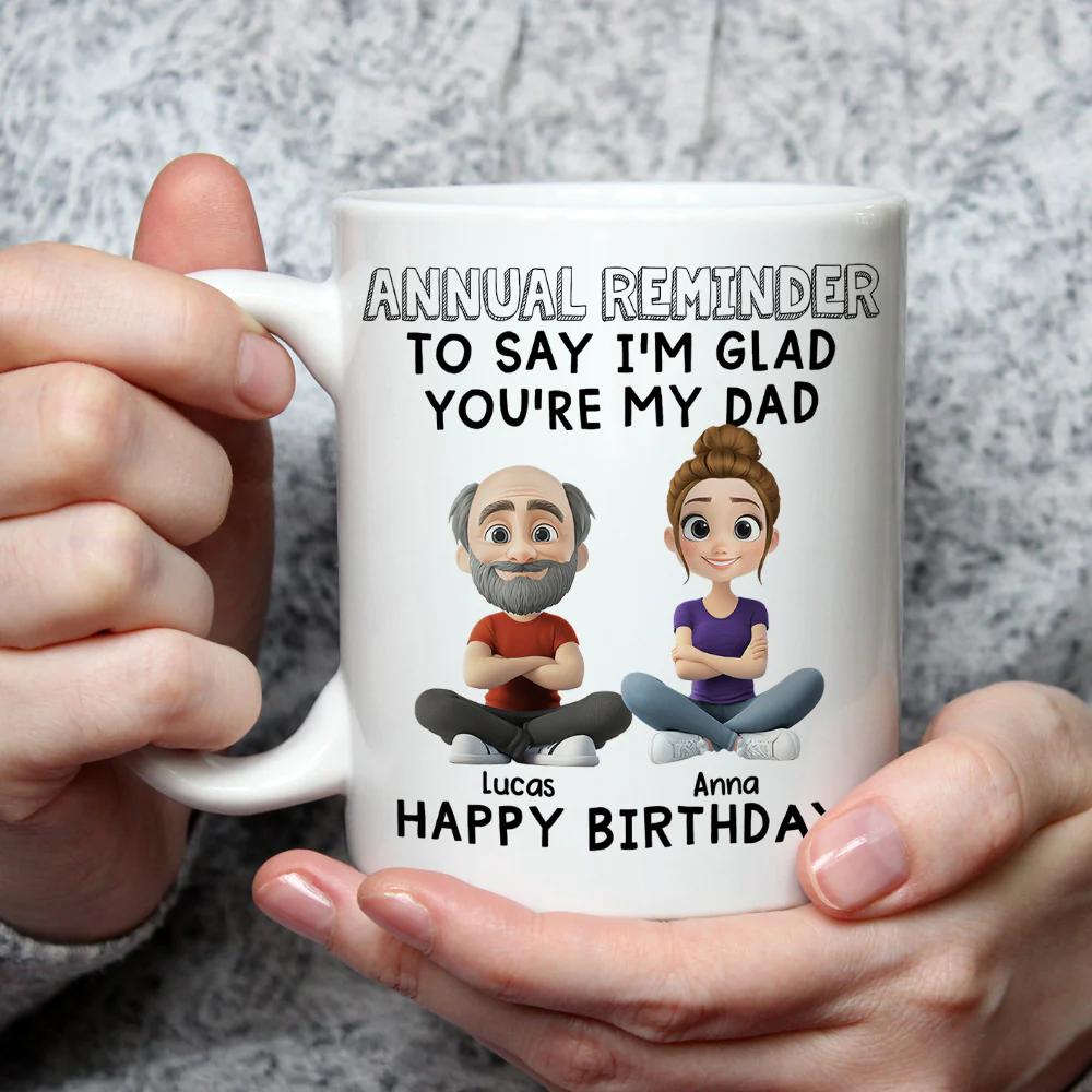 You Are My Dad - Personalized Custom Coffee Mug  - Image 3