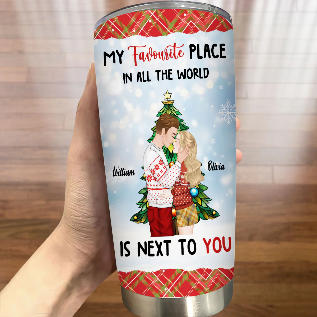 You Are My Favorite Place - Personalized Custom Tumbler - Image 6