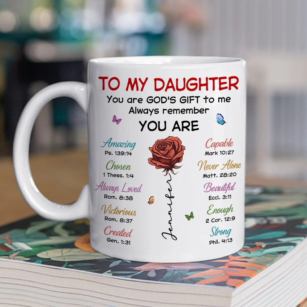 You Are My Gift -  Personalized Custom Coffee Mug - Image 2