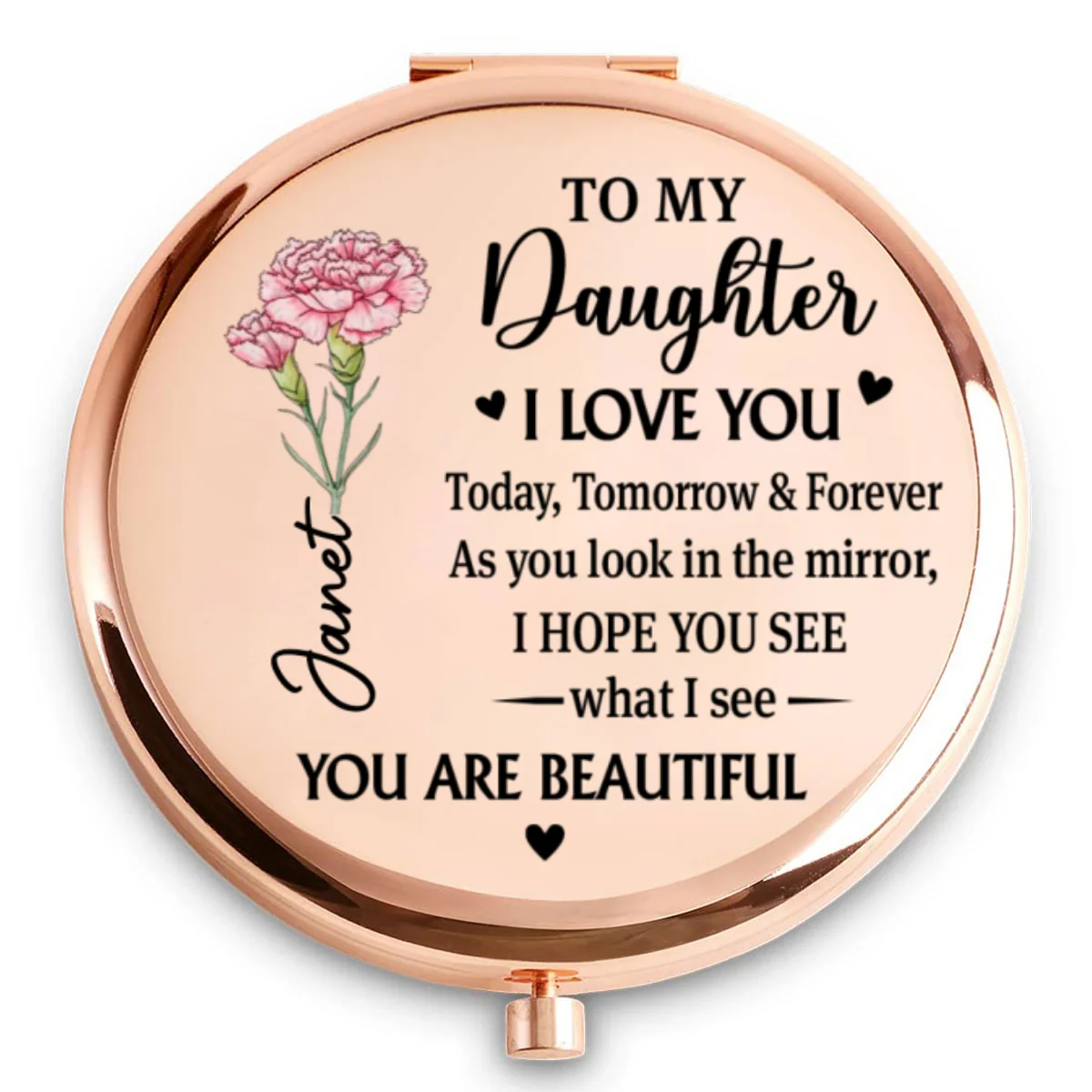 You Are My Greatest Blessing - Personalized Custom Compact Mirror - Image 5