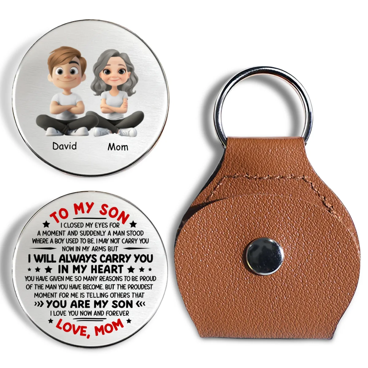 You Are My Greatest Pride - Personalized Custom Pocket Hug - Image 6
