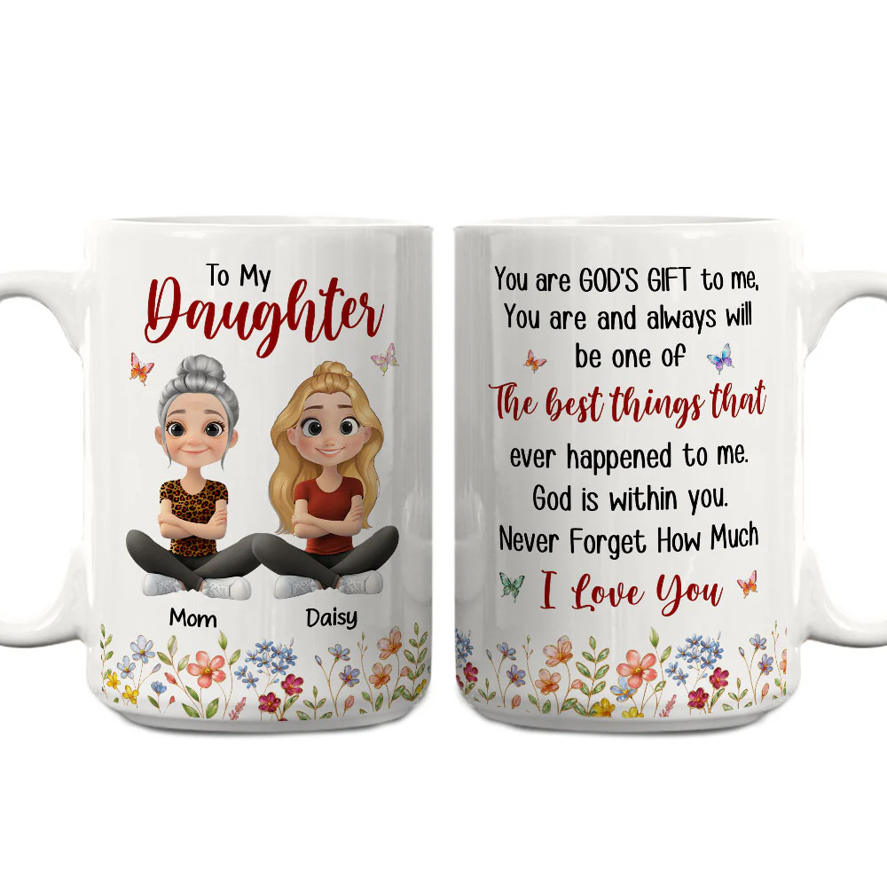 You Are My Happiness - Personalized Custom Coffee Mug - Image 2