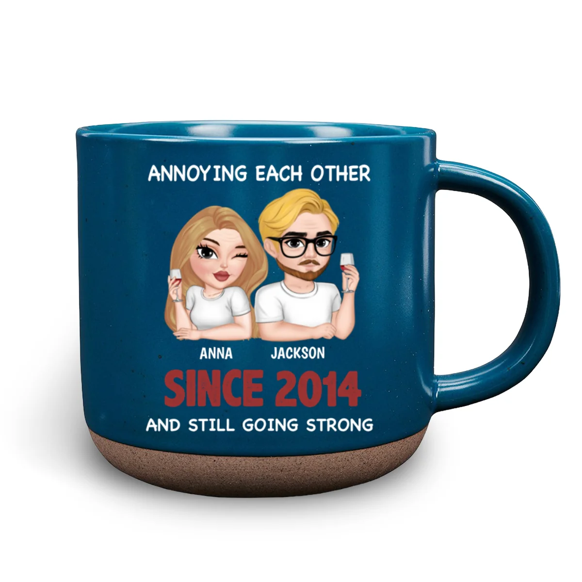 You Are My Heart - Personalized Custom Pottery Mug - Image 7