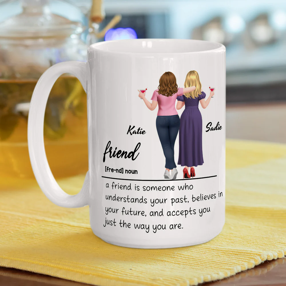 You Are My Kind Of Friend - Personalized Custom Coffee Mug - Image 3