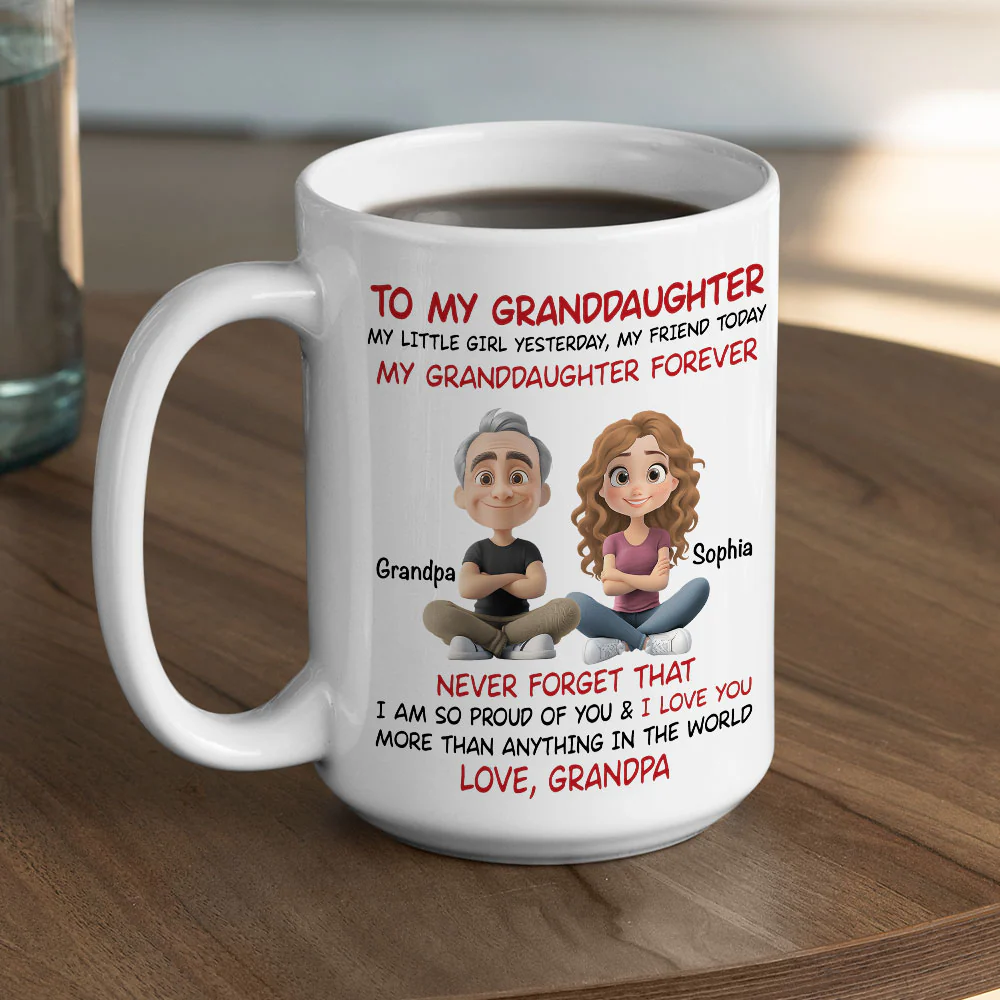 You Are My Little Girl Yesterday - Personalized Custom Coffee Mug - Image 5