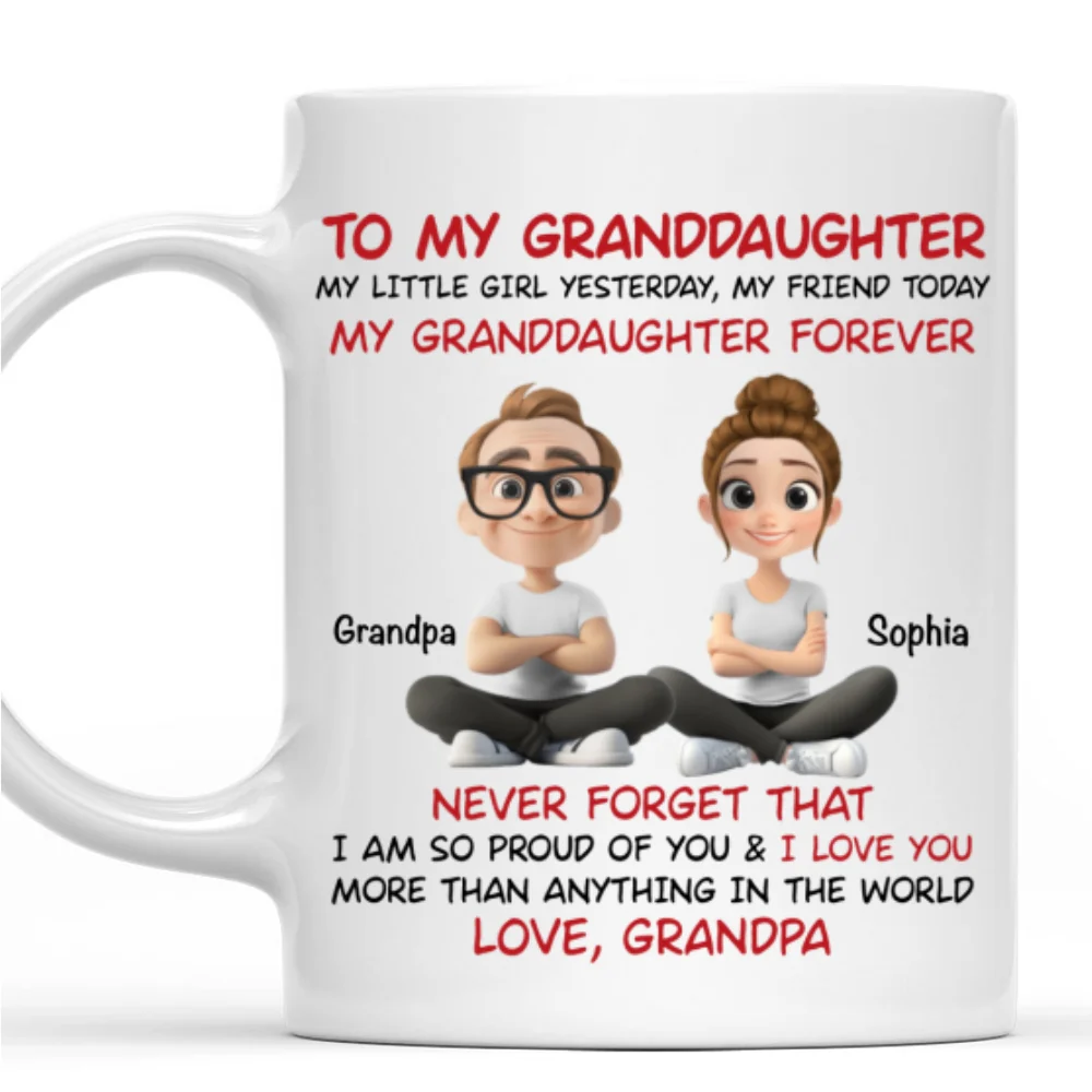 You Are My Little Girl Yesterday - Personalized Custom Coffee Mug - Image 7
