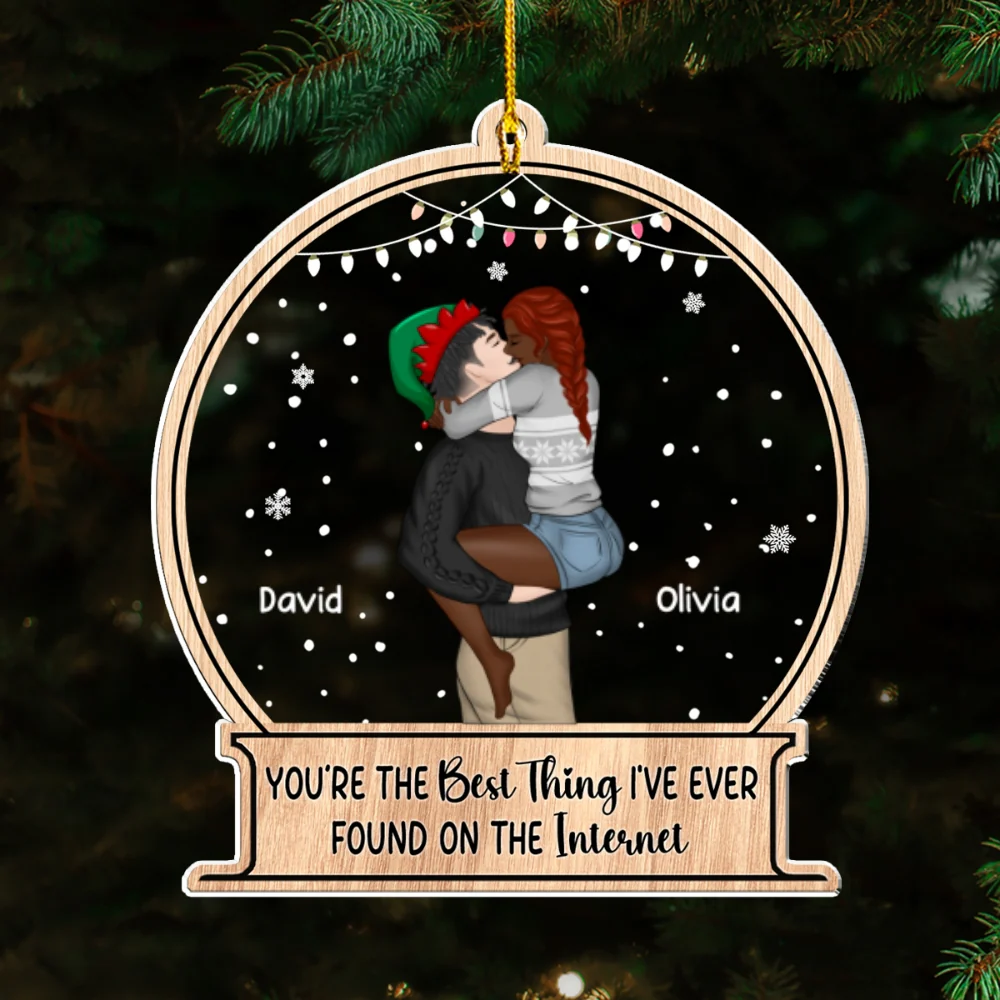 You Are My Lover - Personalized Custom Acrylic Ornament - Image 4