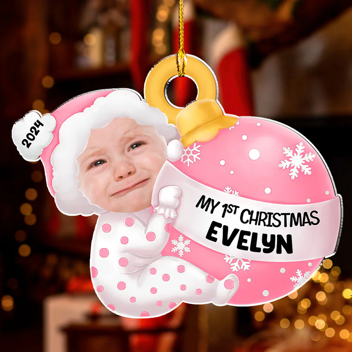 You Are My Perfect Gift This Christmas - Personalized Custom Acrylic Ornament - Image 2