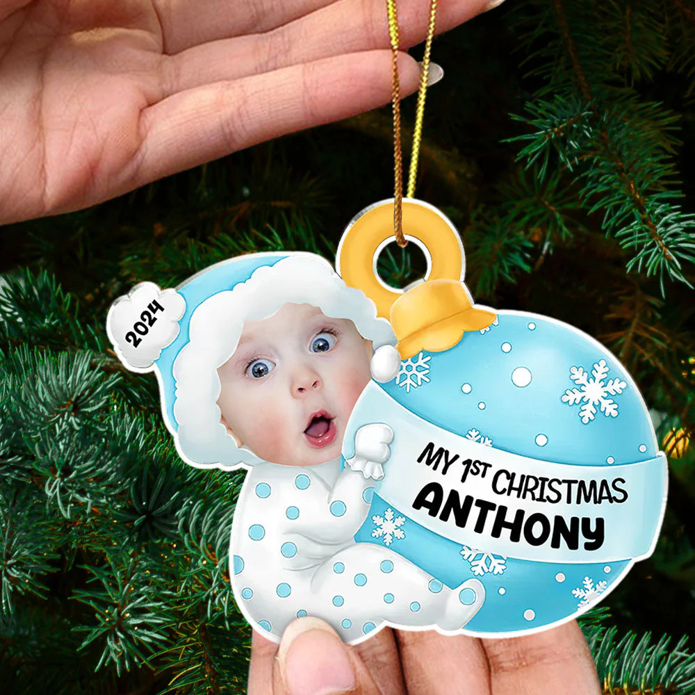 You Are My Perfect Gift This Christmas - Personalized Custom Acrylic Ornament - Image 5