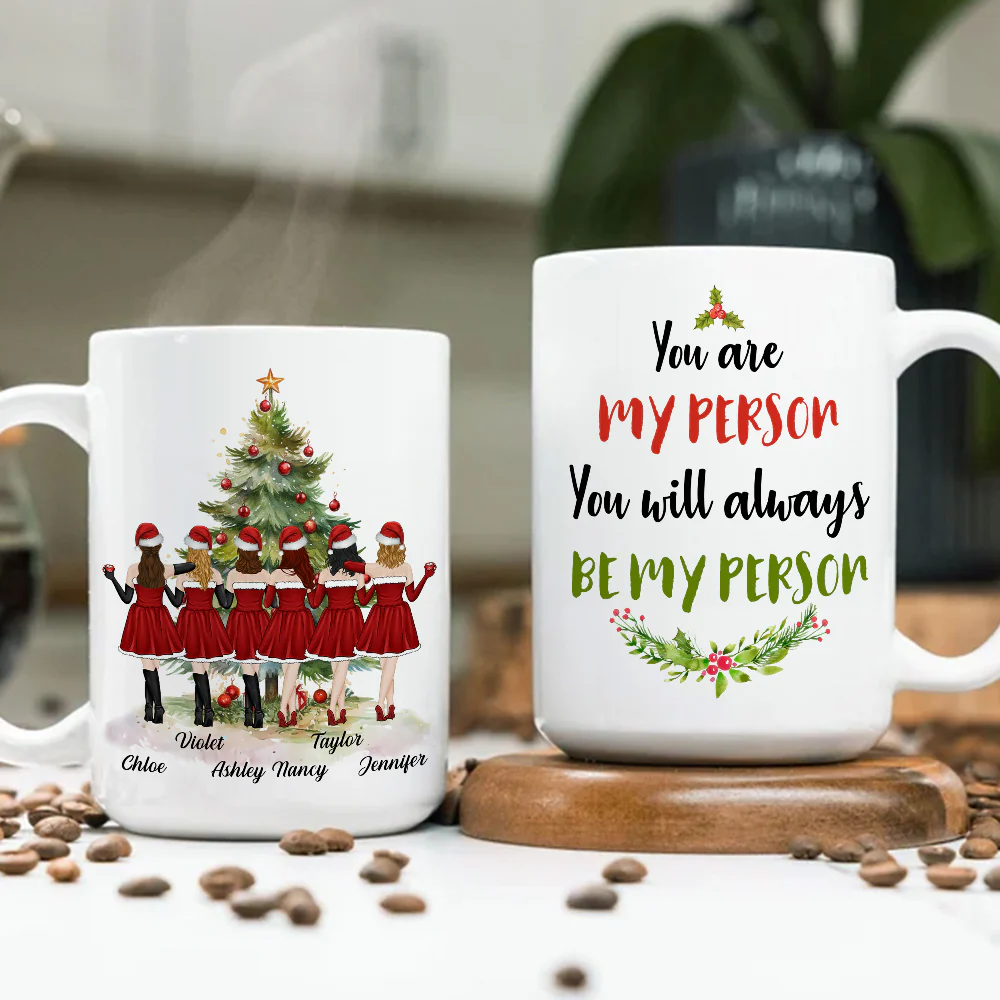 You Are My Person - Personalized Custom Coffee Mug - Image 6