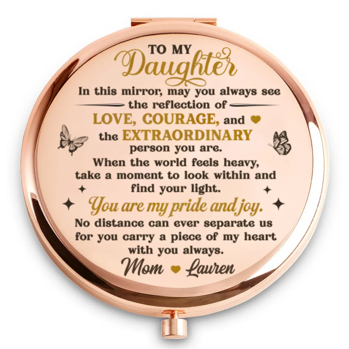 You Are My Pride And Joy - Personalized Custom Compact Mirror - Image 5