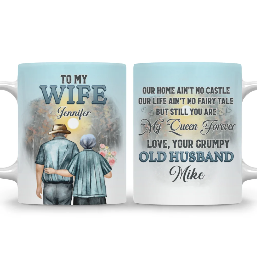 You Are My Queen Version 2 - Personalized Custom Coffee Mug - Image 7