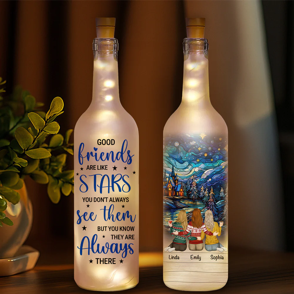 You Are My Shooting Star - Personalized Custom Bottle Lamp