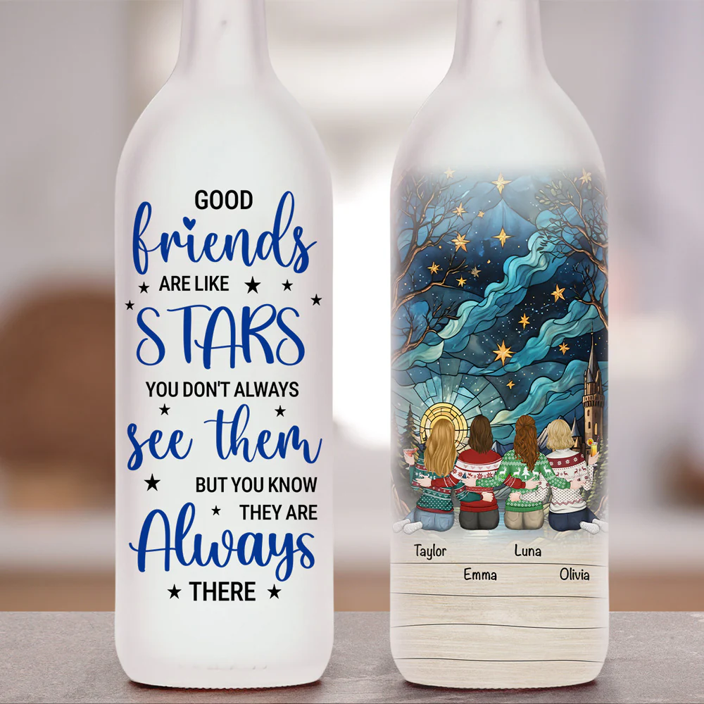 You Are My Shooting Star - Personalized Custom Bottle Lamp - Image 4