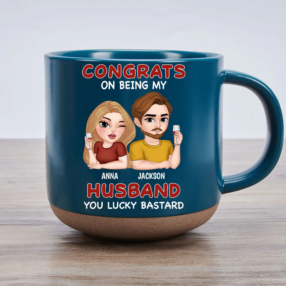 You Are My Soul - Personalized Custom Pottery Mug - Image 2
