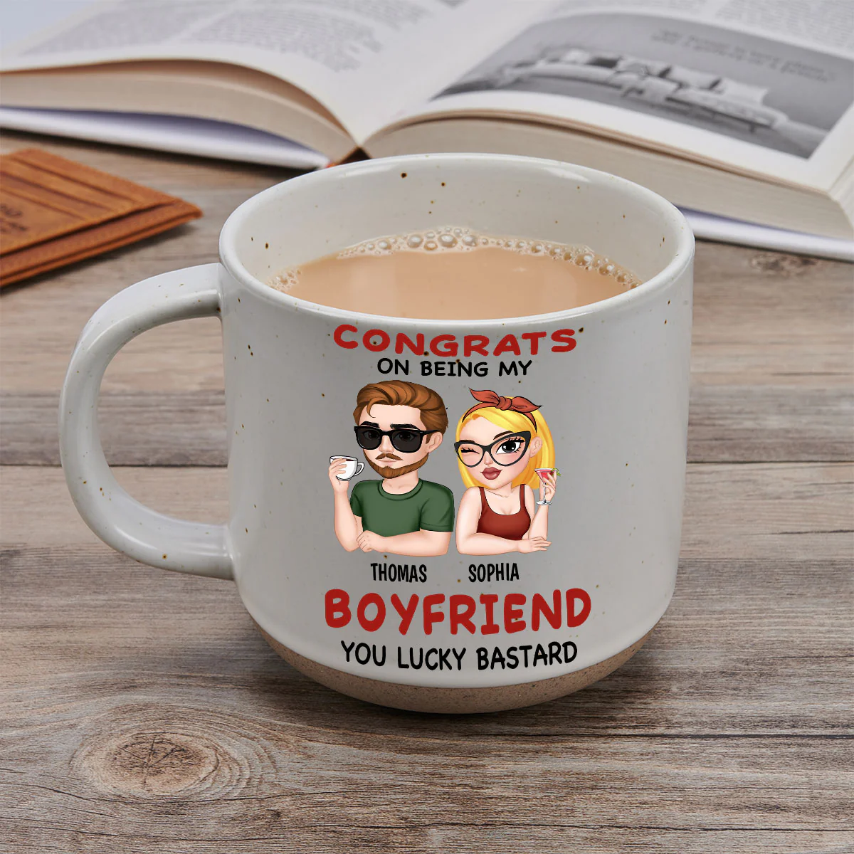 You Are My Soul - Personalized Custom Pottery Mug - Image 3