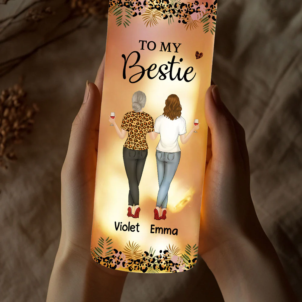 You Are My Soul Sister - Personalized Custom Bottle Lamp - Image 2