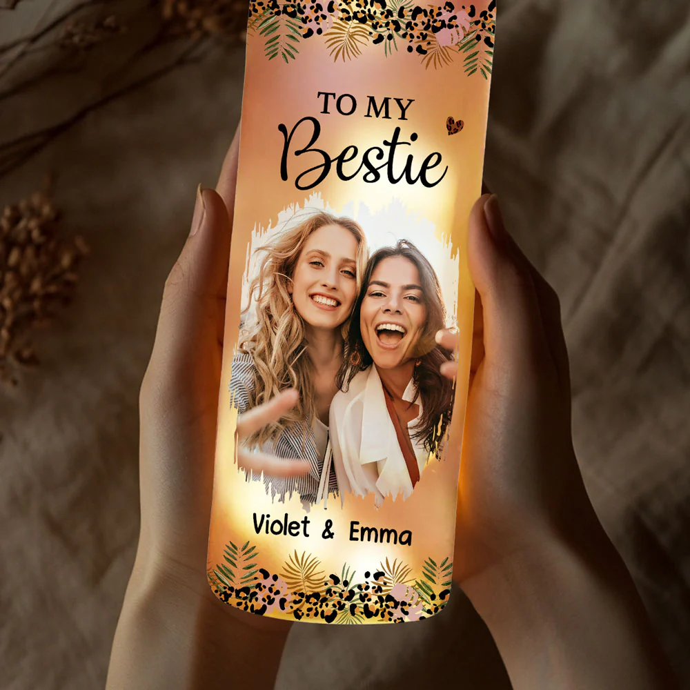 You Are My Soul Sister Ver Photo - Personalized Custom Bottle Lamp - Image 3
